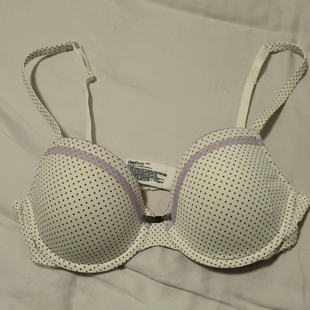 NWOT gap padded demi bra  34C